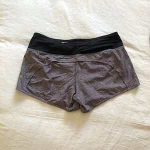 Lululemon Run Times Low Rise 4in Lined Shorts Size 8